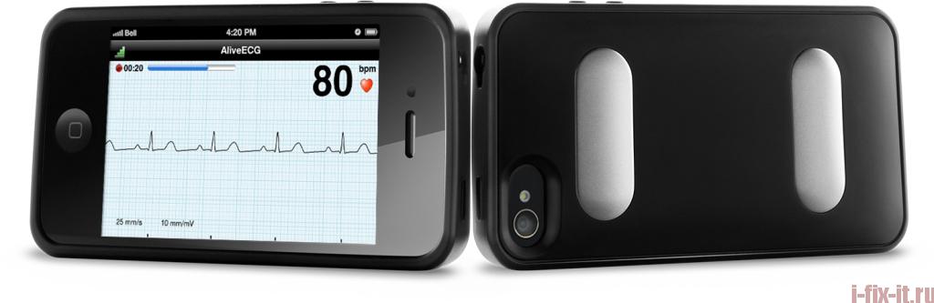 Чехол-кардиомонитор для iPhone